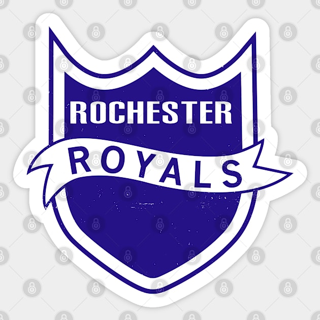 Vintage Rochester Royals Basketball Sticker by LocalZonly